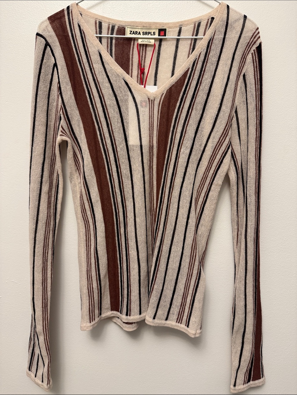 NWT Zara linen/cotton blend top
